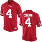 NCAA Ohio State Buckeyes Men's #4 Kurt Coleman Red Nike Football College Jersey JSA0745IQ